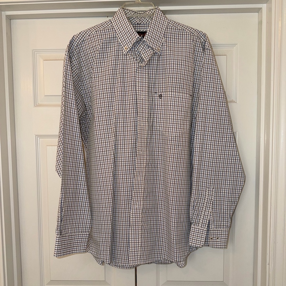 Rafter C Black & Blue Checkered Men's Shirt